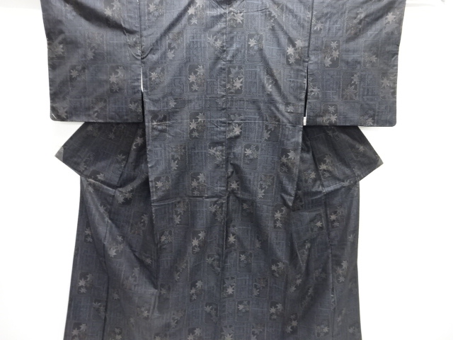 Japanese Kimono / Tsumugi Omeshi Silk